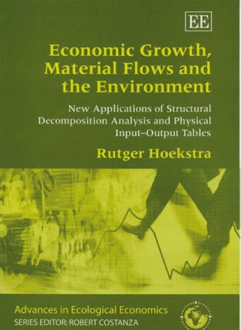 Economic Growth Material Flows And The Environment Nhbs Academic And Professional Books