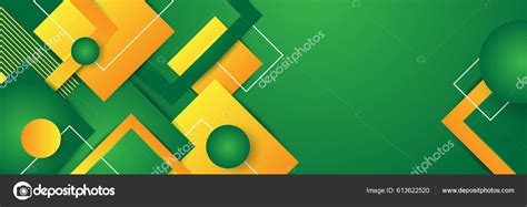 Green Yellow Abstract Banner Background Stock Vector by ©salmanalfa ...