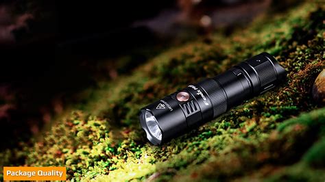 Fenix Pd R Lumen Rechargeable Edc Pocket Flashlight Review Youtube