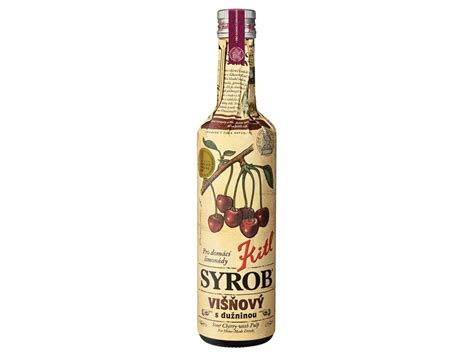 Syrob višňový s dužinou 500ml Kitl