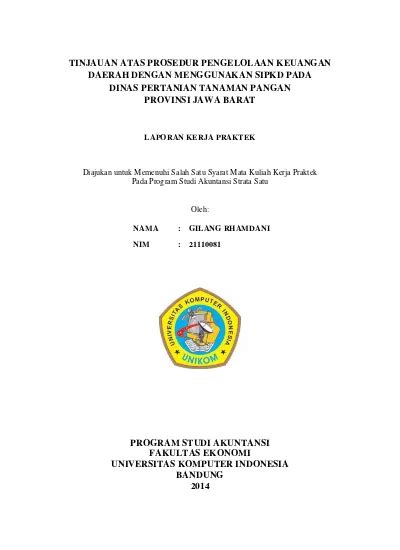 Tinjauan Atas Prosedur Pengelolaan Keuangan Daerah Dengan Menggunakan