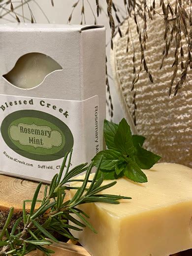 Rosemary Mint Bar Soap Blessed Creek