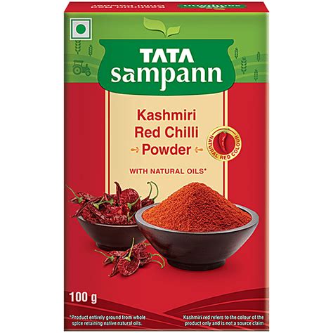 Buy Tata Sampann Kashmiri Red Chilli Powder With Natural Oils Online