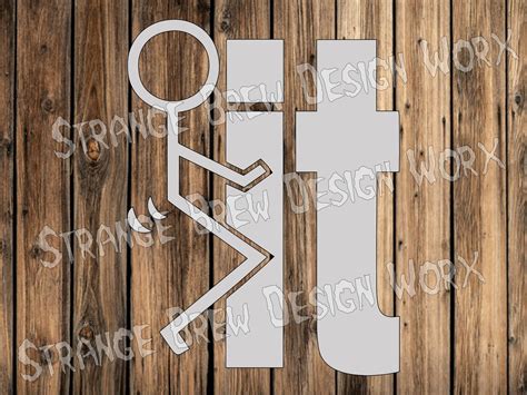 Fuck It DXF File Svg Png Pdf Eps Ai File Cnc Plasma Etsy
