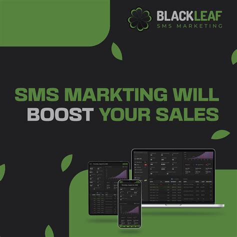 Text Message Marketing Platform & SMS Service | Blackleaf