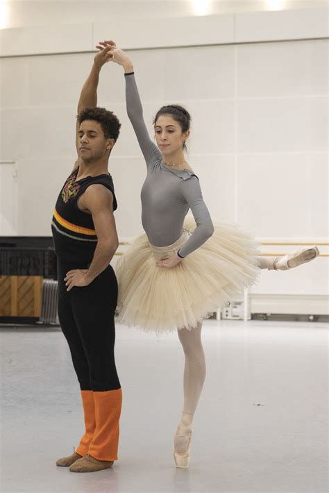 Marcelino Sambé And Yasmine Naghdi In Rehearsal For Don Quixote The Royal Ballet © 2019 Roh