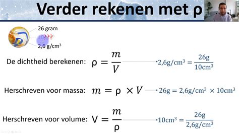 Nask Volume En Massa Berekenen Met De Dichtheid Youtube