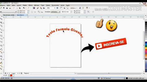 Como Fazer Texto Em Curva Corel Draw YouTube