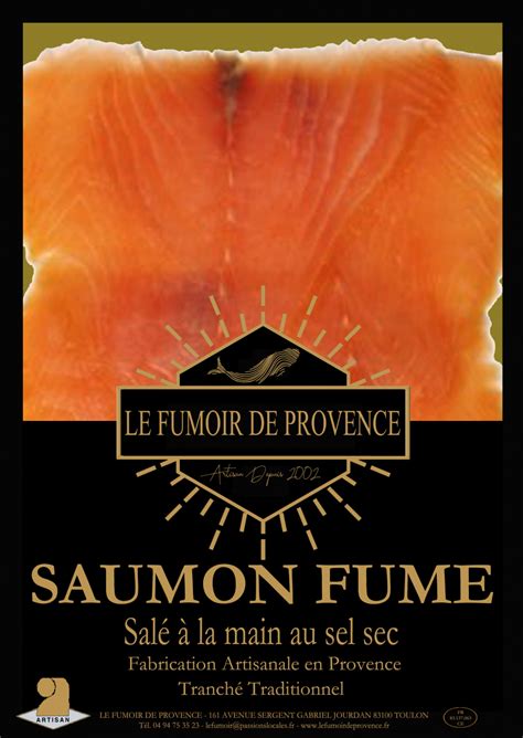 Saumon Fume Ecosse G G Le Fumoir De Provence Locavor Fr