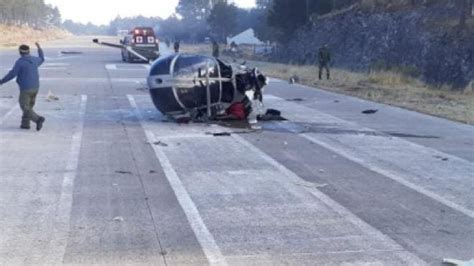 Accidente De Un Helicóptero De La Fuerza Aérea Mexicana