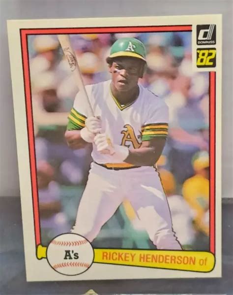 Donruss Rickey Henderson Oakland Athletics Nous Combinons