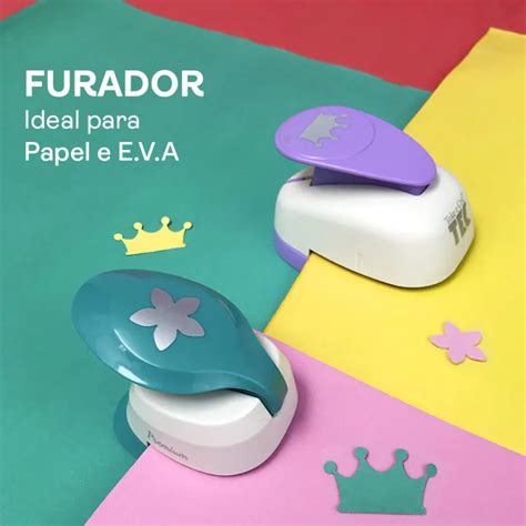 Furador Para Papel E Eva Regular Premium Tec Lupel