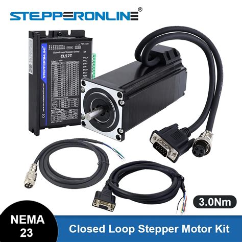 Stepperonline Nema Closed Loop Stepper Motor Nm With Servo Driver