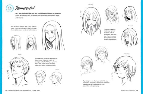 How To Draw Face Manga Howto Techno