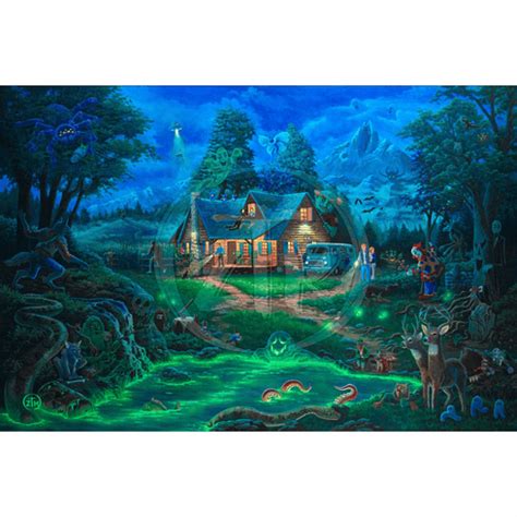 Zac Kinkade Limited Edition Giclée on Canvas A Supernatural Retreat