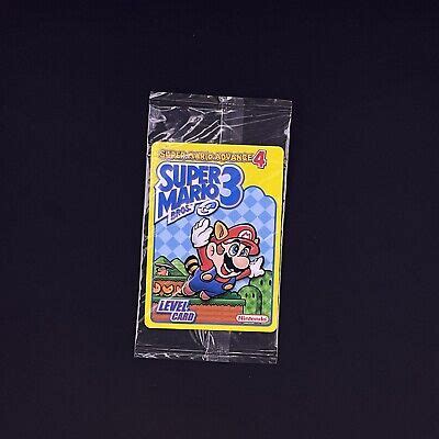 Super Mario Bros Advance E Reader Level Card Item Super Leaf