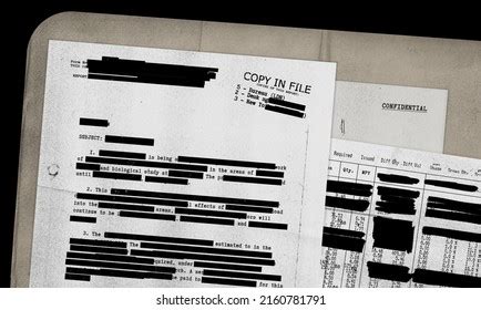 Redacted Documents Montage Desk File Stock Illustration 2160781791 ...