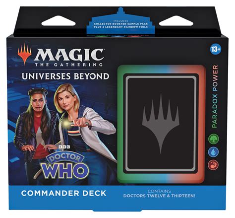 Magic The Gathering Doctor Who Commander Deck Set Of 4