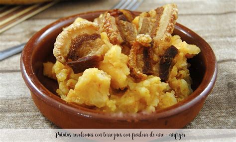 Patatas Revolconas Con Torreznos Con Freidora De Aire Airfryer