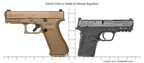 Glock G19x Vs Smith Wesson Equalizer Size Comparison Handgun Hero