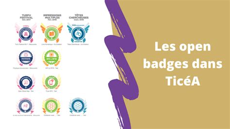 Les Open Badges Et Tic A Cap Tice