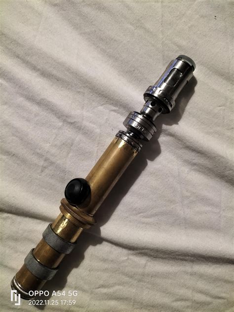 Handmade custom sonic screwdriver. Very happy with how this turned out. : r/SonicScrewdriver