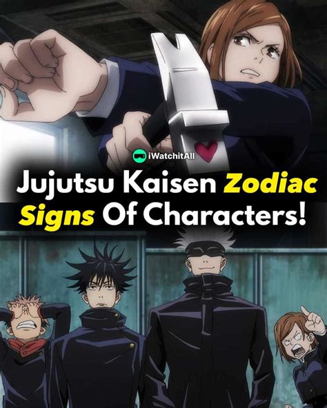 ALL Jujutsu Kaisen Zodiac Signs Of Characters! (FIND YOURS) • iWA