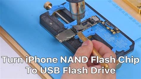 Broken Iphone Revive Turn Nand Flash Chip To Usb Flash Drive Rewa