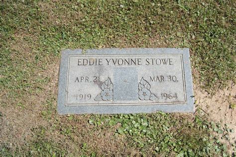 Eddie Yvonne Young Stowe 1919 1964 Memorial Find A Grave