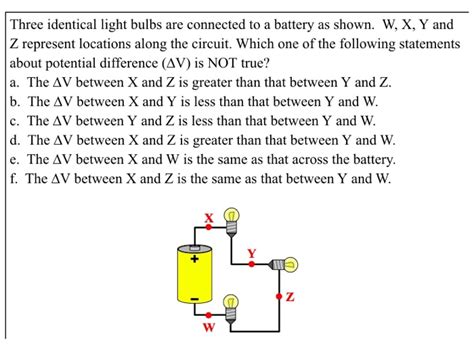 Solved Three Identical Light Bulbs Are Connected To A Chegg