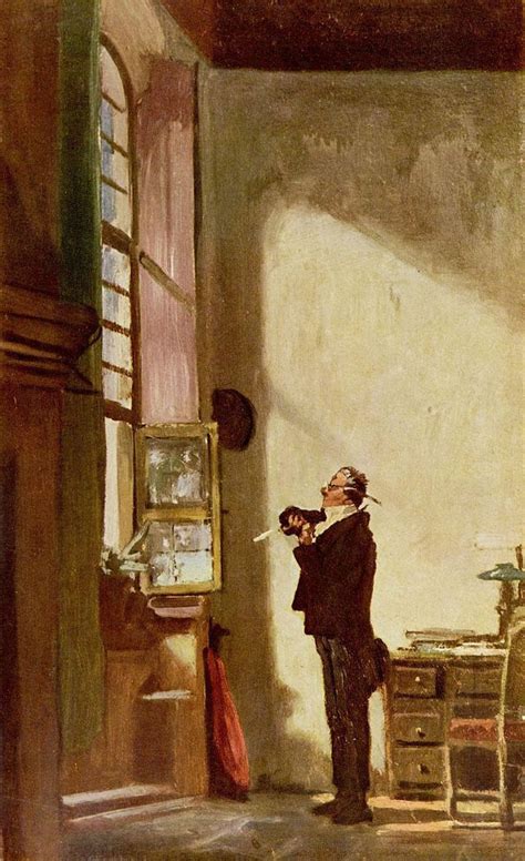 Karl Spitzweg Clerk Clerk 1861 2238 cm Descriptif de l œuvre