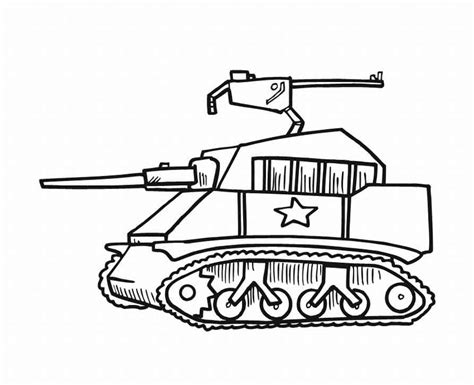 Military Tank Coloring Pages