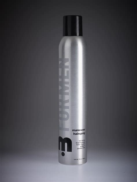 Best men's hairspray | MANeuver Spray by m FOR MEN