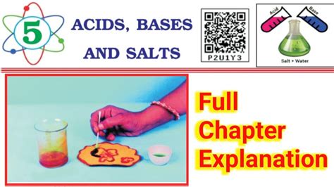 Class Science Chapter Acids Bases And Salts Ll Full Explanation Ll