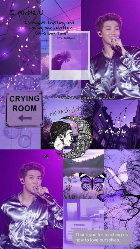 Aesthetic Purple BTS Wallpapers - Wallpaper Cave