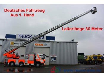 Mercedes Benz Feuerwehr Leiter M R Korb Steigleitung Truck