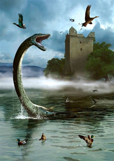 Nessie Monstro De Loch Ness Monstro Do Lago Ness Monstros Marinhos