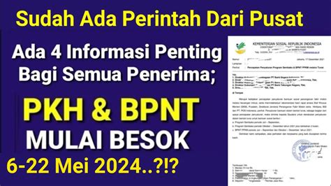 Informasi Penting Mulai Besok Untuk Kpm Pkh Bpnt Yg Menunggu Pencairan