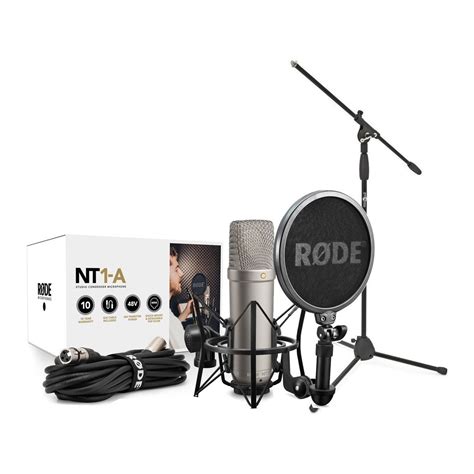 Rode NT1-A Vocal Recording Pack with Mic Stand at Gear4music