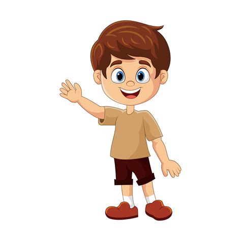 Kids Waving Vector Art, Icons, and Graphics for Free Download