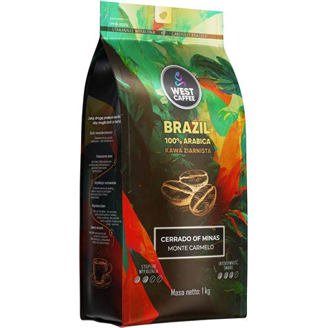 Kawa Ziarnista Brazylia Monte Carmelo Kg Arabica Wie O Palona