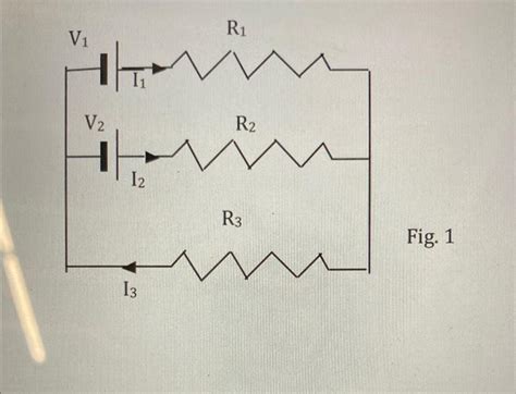 Solved Use Kirchhoffs Law To Write Three Equations Relating