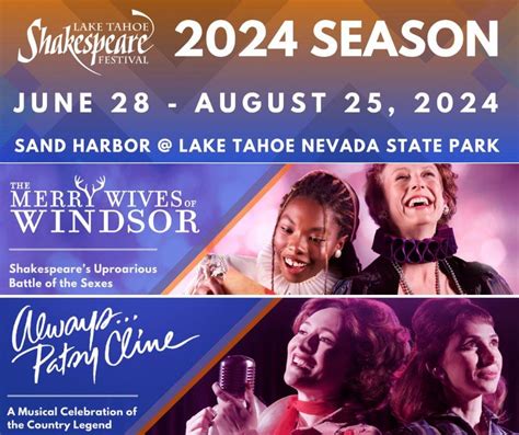 Lake Tahoe Shakespeare Festival 2024 Location Jada Valenka