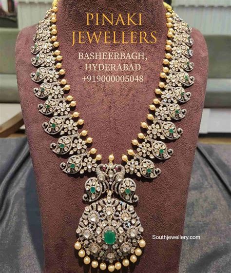 Polki Diamond Mango Haram Indian Jewellery Designs