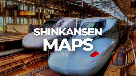 Japan Shinkansen Map Japanese Bullet Train