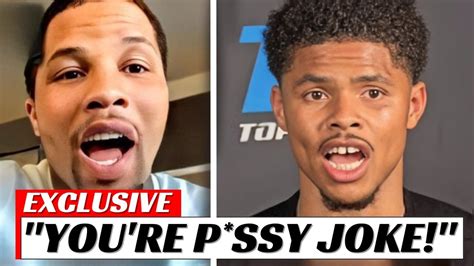 Gervonta Davis S Fiery Reaction To Shakur Stevenson S Live Call Out