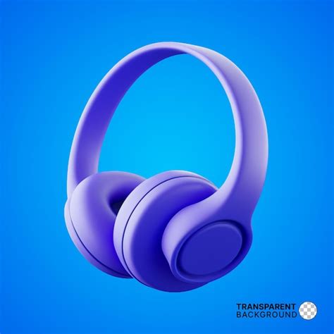 Premium PSD Psd Headphone Headset Icon Isolated 3d Render Illustration