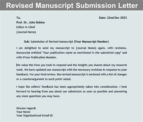 Manuscript Submission Cover Letter Big Sciences