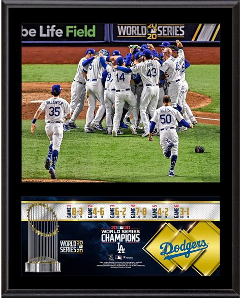 Buy Los Angeles Dodgers 2020 Mlb World Series Champions 12 X 15