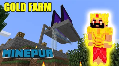 LIVE Minecraft Minepur Welcome To Raavan S Gold Xp Farm Installed